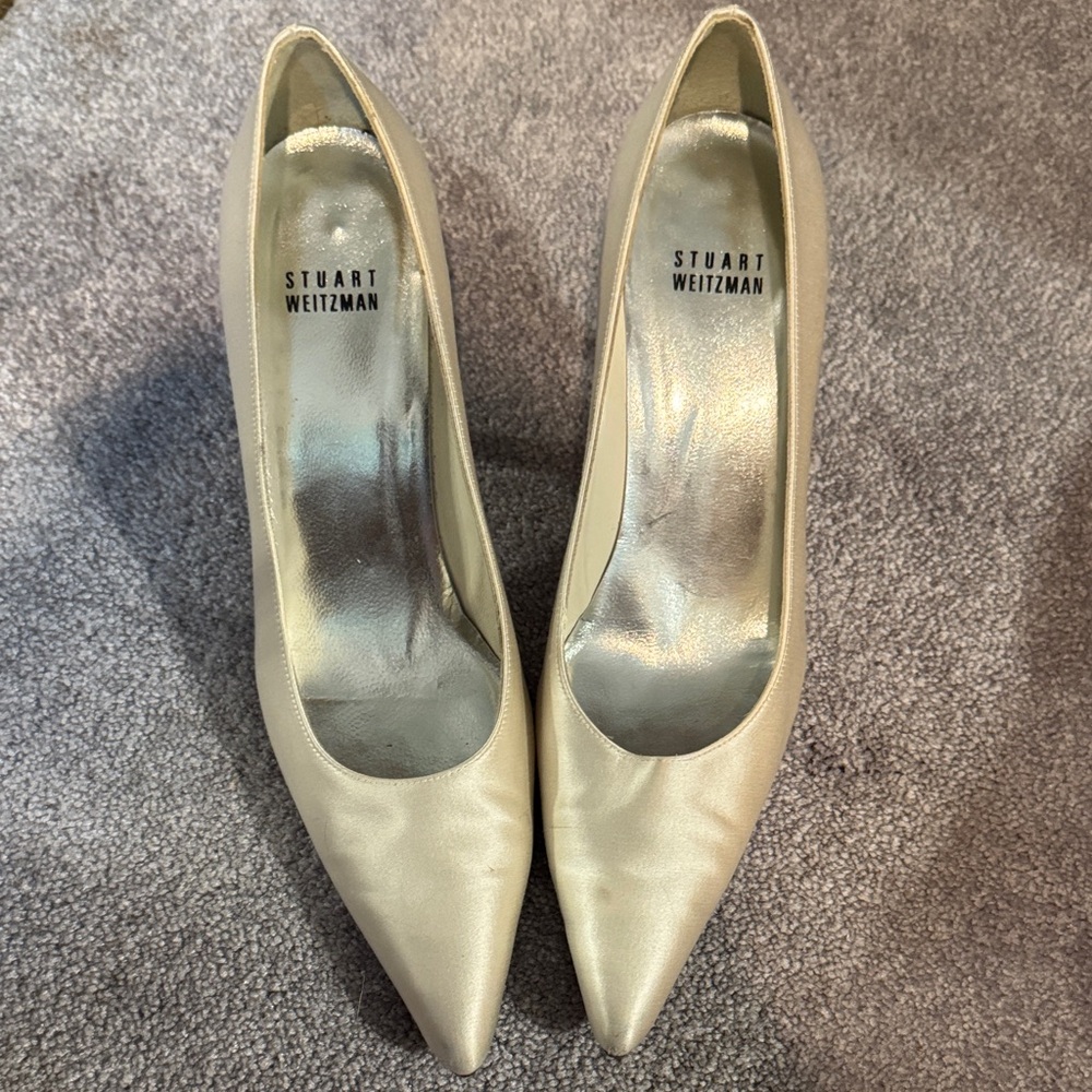Stuart Weitzman Ivory Heels